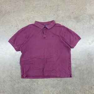 Men's burgundy Patagonia polo